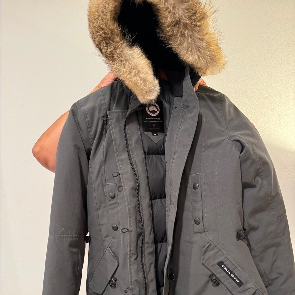 Canada Goose Parka-Kensington in beautiful graphite.